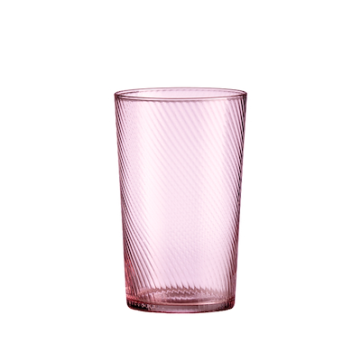 RAW UNIQUE swirl vandglas pink 45 cl