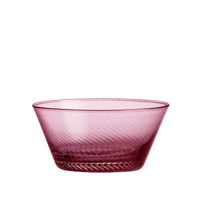 Aida RAW UNIQUE swirl skål pink
