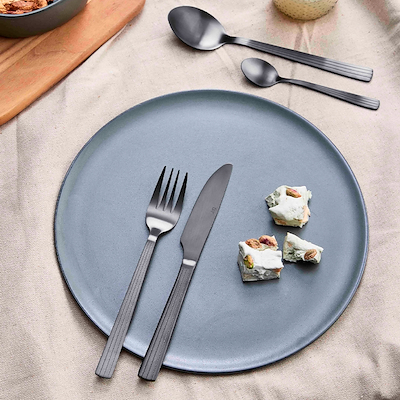 Aida RAW bestiksæt 24 dele mat sort