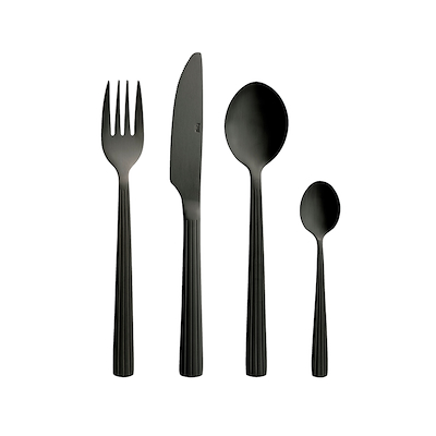 Aida RAW bestiksæt 24 dele mat sort