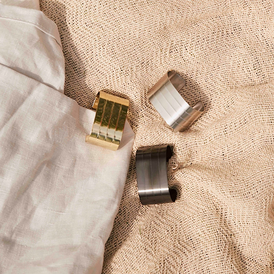 Aida RAW servietring mat stål