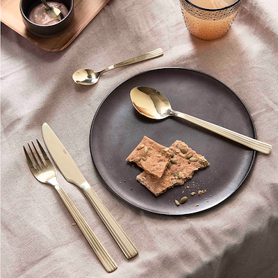 Aida RAW bestiksæt champagne 16 dele