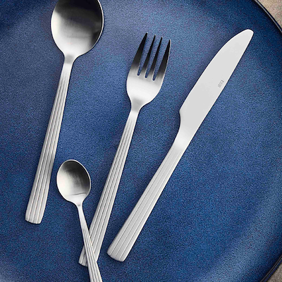 Aida RAW bestiksæt mat stål 16 dele