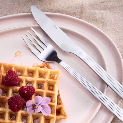 Aida RAW bestiksæt mat stål 16 dele