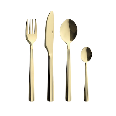 Aida RAW bestiksæt champagne guld 40 dele