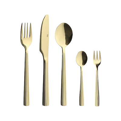 Aida RAW bestiksæt 60 dele champagne guld