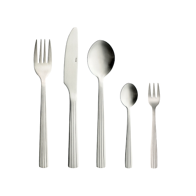 Aida RAW bestiksæt mat stål 60 dele