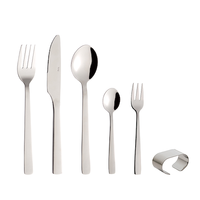 Aida RAW bestiksæt 24 dele blank stål