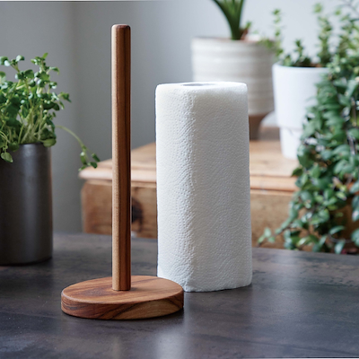 Aida RAW Teaktræ køkkenrulleholder