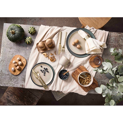 Aida RAW teaktræ bakke 10x17 cm