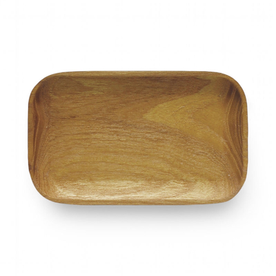 Aida RAW teaktræ bakke 10x17 cm