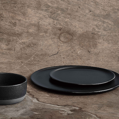 Aida RAW Titanium Black tallerken Ø 20 cm