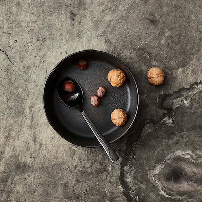 Aida RAW Titanium Black skål Ø19,5 cm