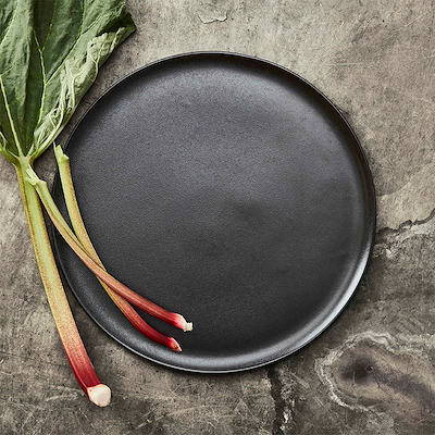 Aida RAW Titanium Black rundt fad Ø 42 cm