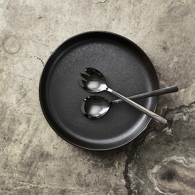 Aida RAW Titanium Black skål Ø30 cm