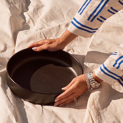 Aida RAW Titanium Black skål Ø30 cm