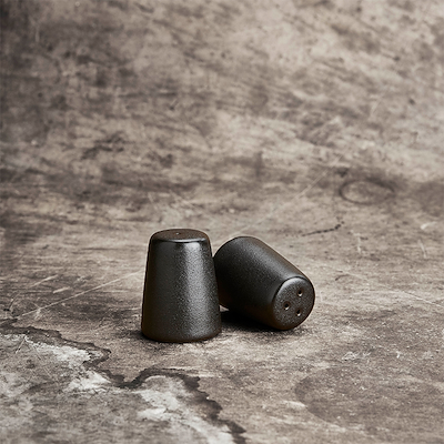 Aida RAW Titanium Black salt- og pebersæt