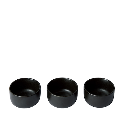 Aida RAW Titanium Black miniskåle 3 stk