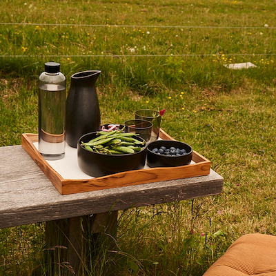 Aida RAW Titanium Black skålesæt 3 stk