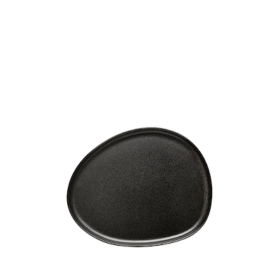 Aida RAW Titanium Black Organic frokosttallerken 24 cm