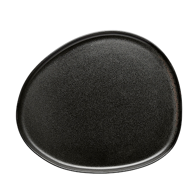 Aida RAW Titanium Black Organic middagstallerken 29 cm