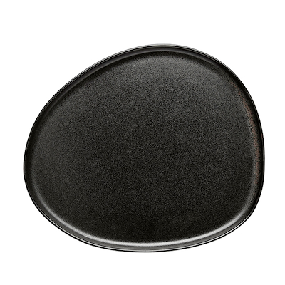Aida RAW Titanium Black Organic middagstallerken 29 cm