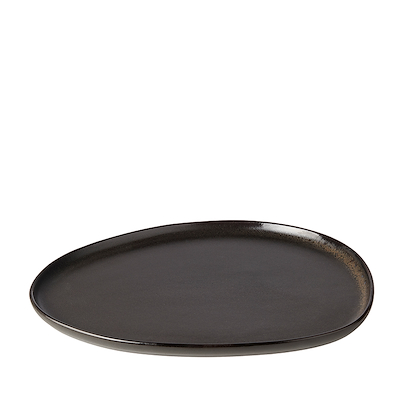 Aida RAW Titanium Black Organic middagstallerken 29 cm