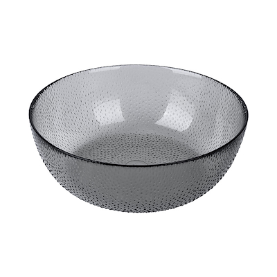 Aida RAW Glass Beads skål smoke Ø26,5 cm