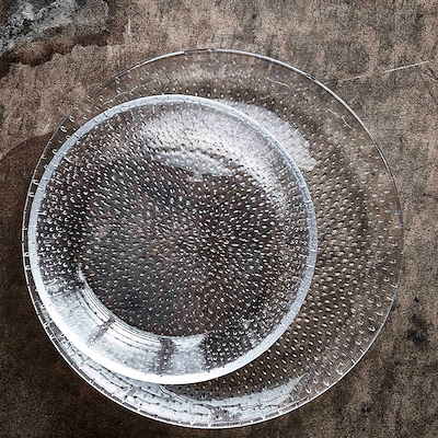 Aida RAW Glass Beads tallerken Ø27 cm