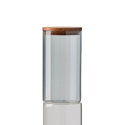 Aida RAW opbevaringsglas Smoke 10x18 cm