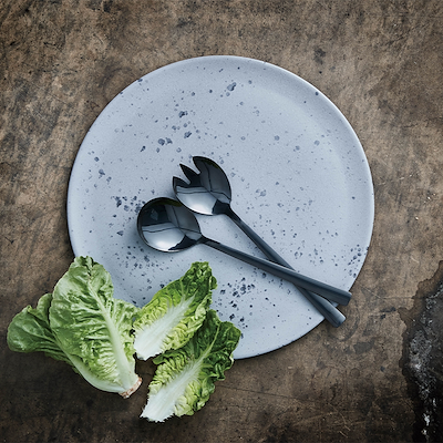 Aida RAW salatbestik sort 2 dele