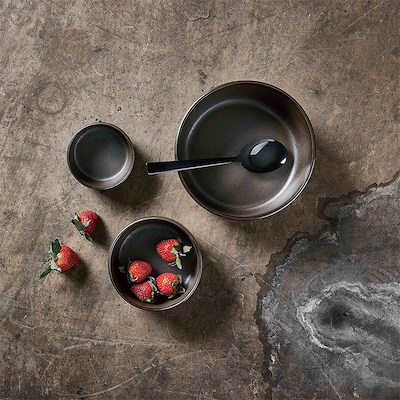 Aida RAW salatbestik sort 2 dele