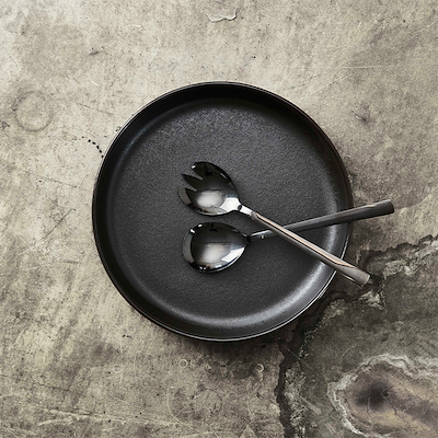 Aida RAW salatbestik sort 2 dele