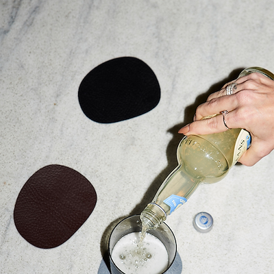 Aida RAW Recycled glasbrik sort buffalo 6 stk