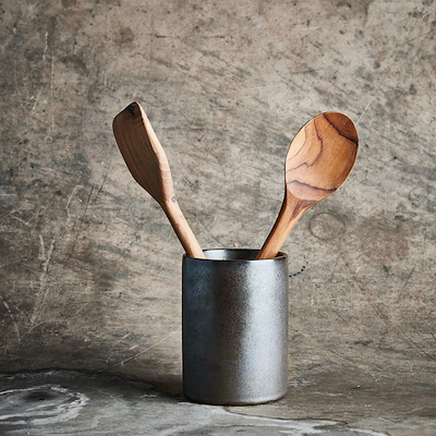 Aida RAW teaktræ palet og grydeske 2 dele