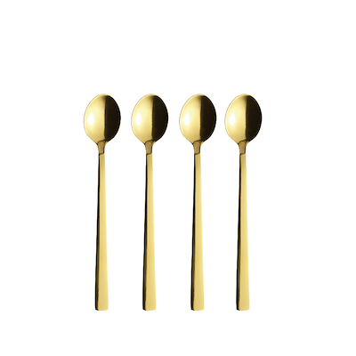 Aida RAW café latteske guld 4 stk.