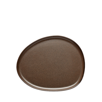 Aida RAW Metallic Brown Organic frokosttallerken 24 cm