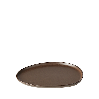 Aida RAW Metallic Brown Organic frokosttallerken 24 cm