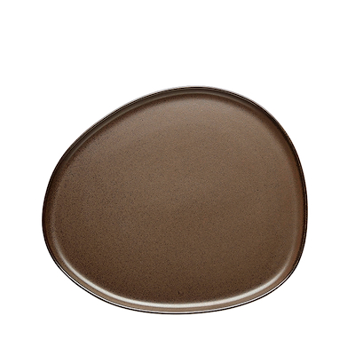 Aida RAW Metallic Brown Organic middagstallerken 29 cm