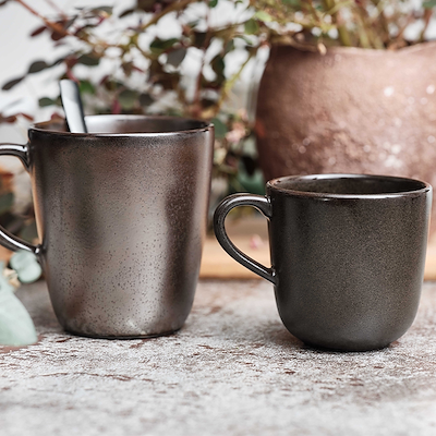 Aida RAW Metallic Brown kaffekop 20 cl