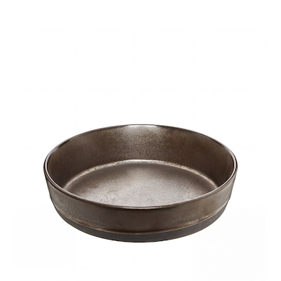 Aida RAW Metallic Brown suppetallerken Ø 19,4 cm