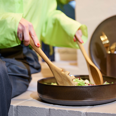 Aida RAW Metallic Brown skål Ø30 cm