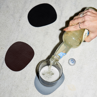 Aida RAW Recycled glasbrik mørkegrå 6 Stk
