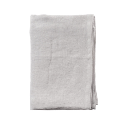 RAW serviet i hør lys grå 4 stk. 45x45 cm