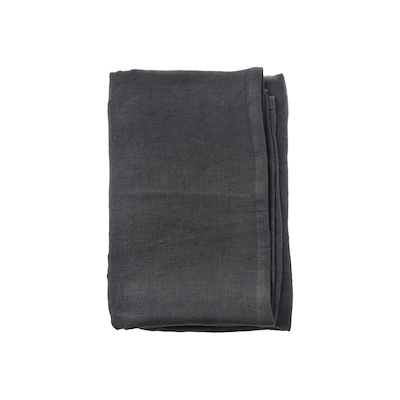 RAW serviet i hør Mørkegrå 4 stk. 45x45 cm