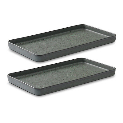 Aida RAW Northern Green serveringsfad 18,2x34 cm