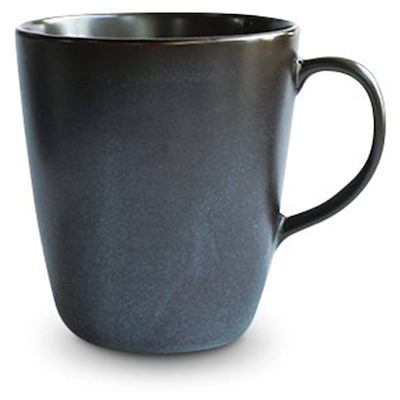 Aida RAW krus med hank 4 stk. midnight blue 35 cl