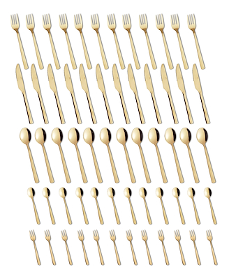 Aida RAW bestiksæt guld 60 dele