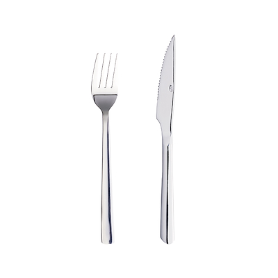 Aida RAW steaksæt stål 8 dele