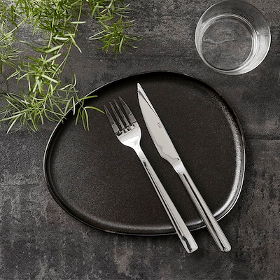 Aida RAW steaksæt stål 8 dele